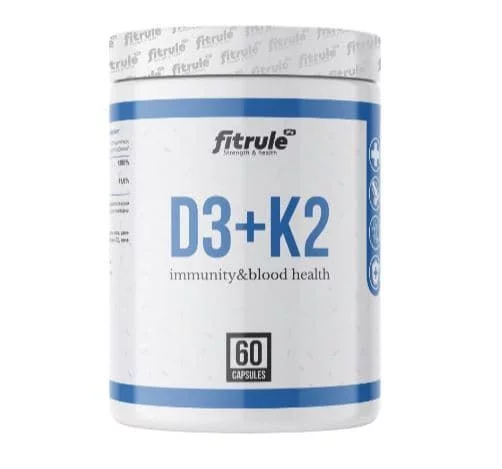 Fitrule Vitamin D3+K2 60 caps фото