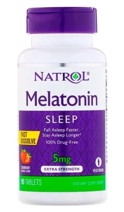 NATROL Melatonin 5 mg F/D 90 tabs фото