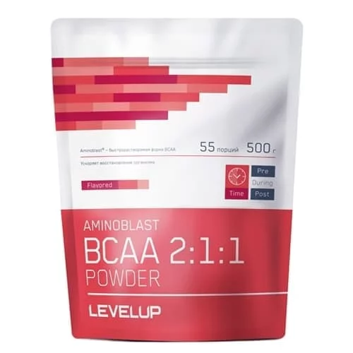 LevelUp Aminoblast BCAA Powder 500g фото