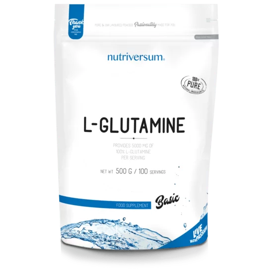 Nutriversum L-Glutamine 5000 mg 500g фото