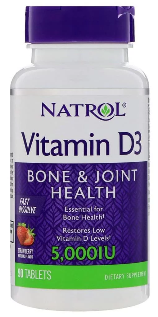 NATROL Vitamin D3 5000mg 90 tabs фото