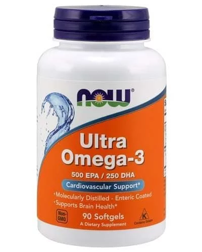 NOW Ultra Omega-3 90 caps фото