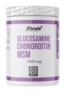Fitrule Glucosamine+Chondroitin+MSM 600mg 120 caps фото